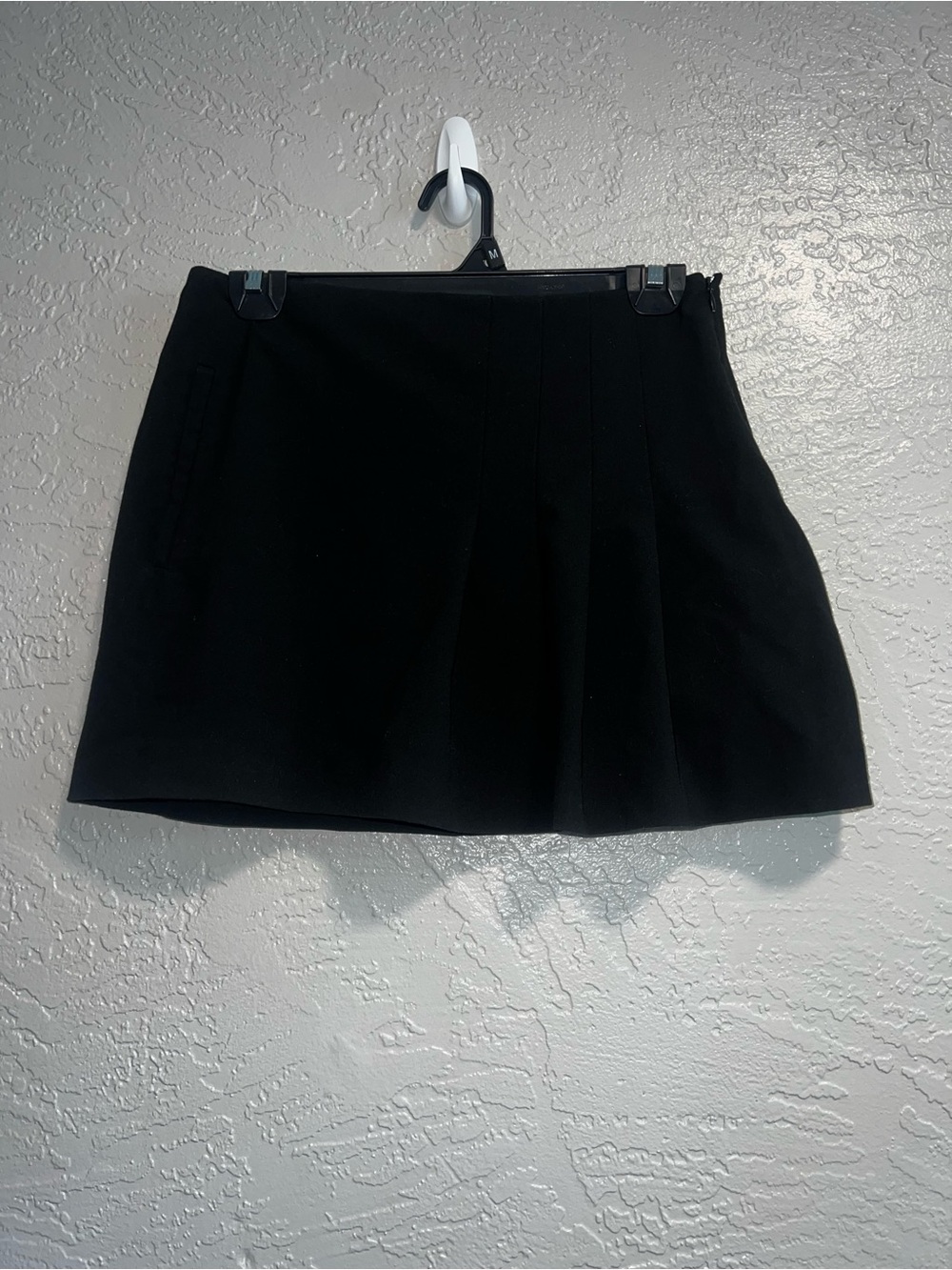Zara Black Pleated Mini Skort